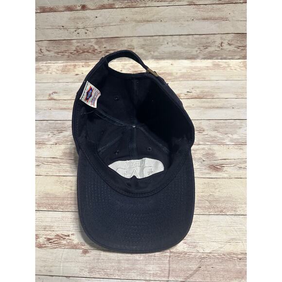 Nissin "New Dad" Baseball Cap Hat One-Size Adjustable Navy Blue Daddy Papa - Picture 5 of 6